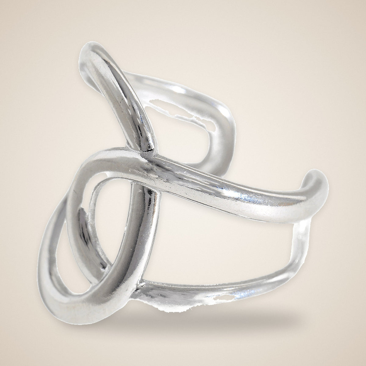 Bague Entrelacs – vue détaillée 3 – Maison Trèfle