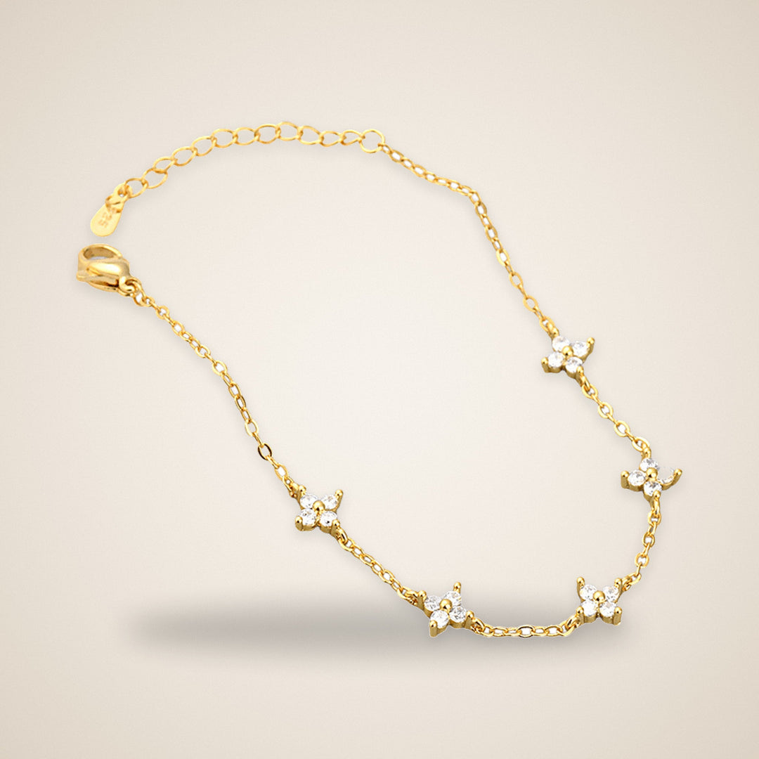Bracelet Constellation – bijou métal doré – Maison Trèfle