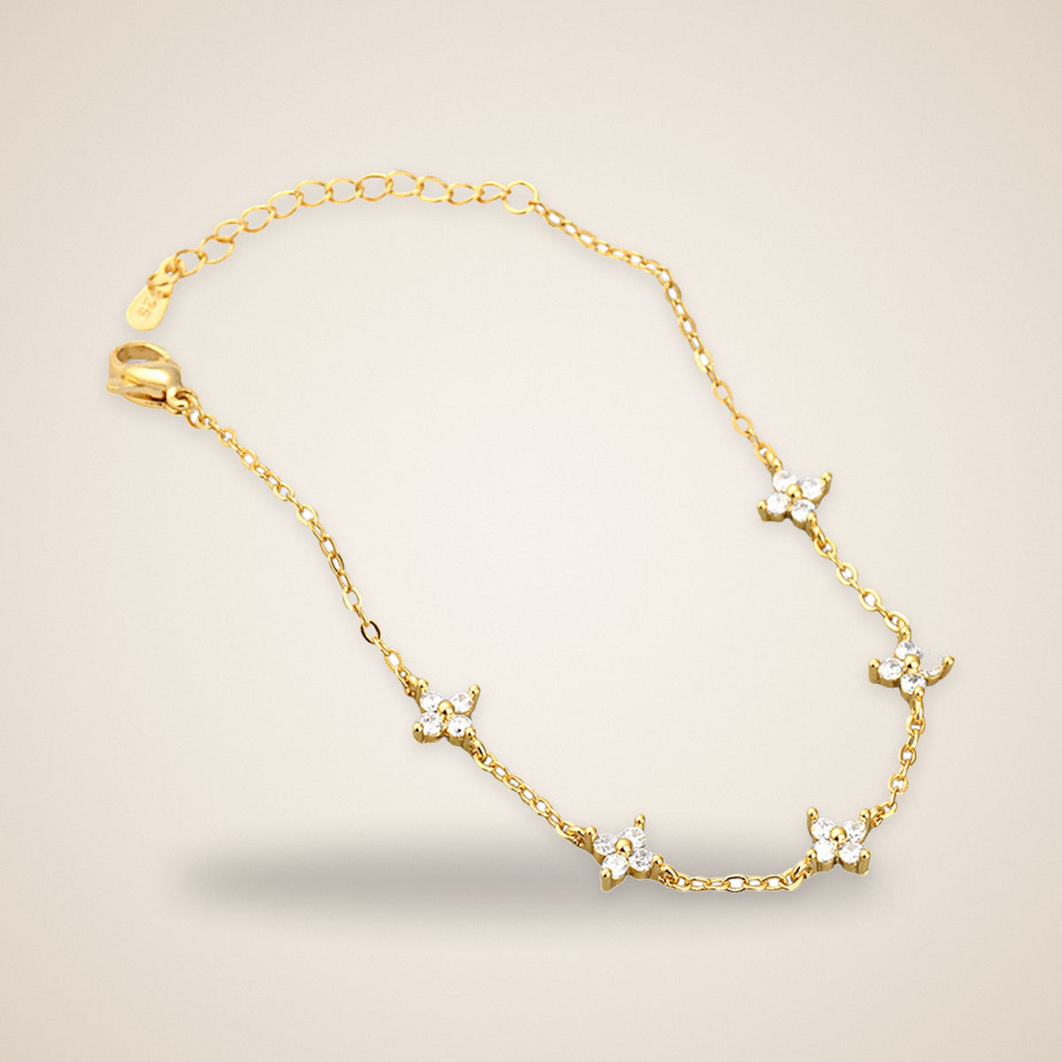 Bracelet Constellation – bijou métal doré – Maison Trèfle