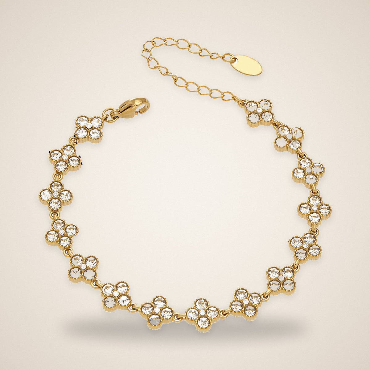 Bracelet Rivière de Trèfles – vue détaillée 2 – Maison Trèfle