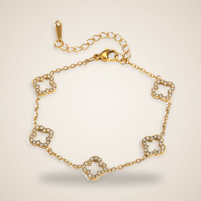 Bracelet Trèfle Ajouré