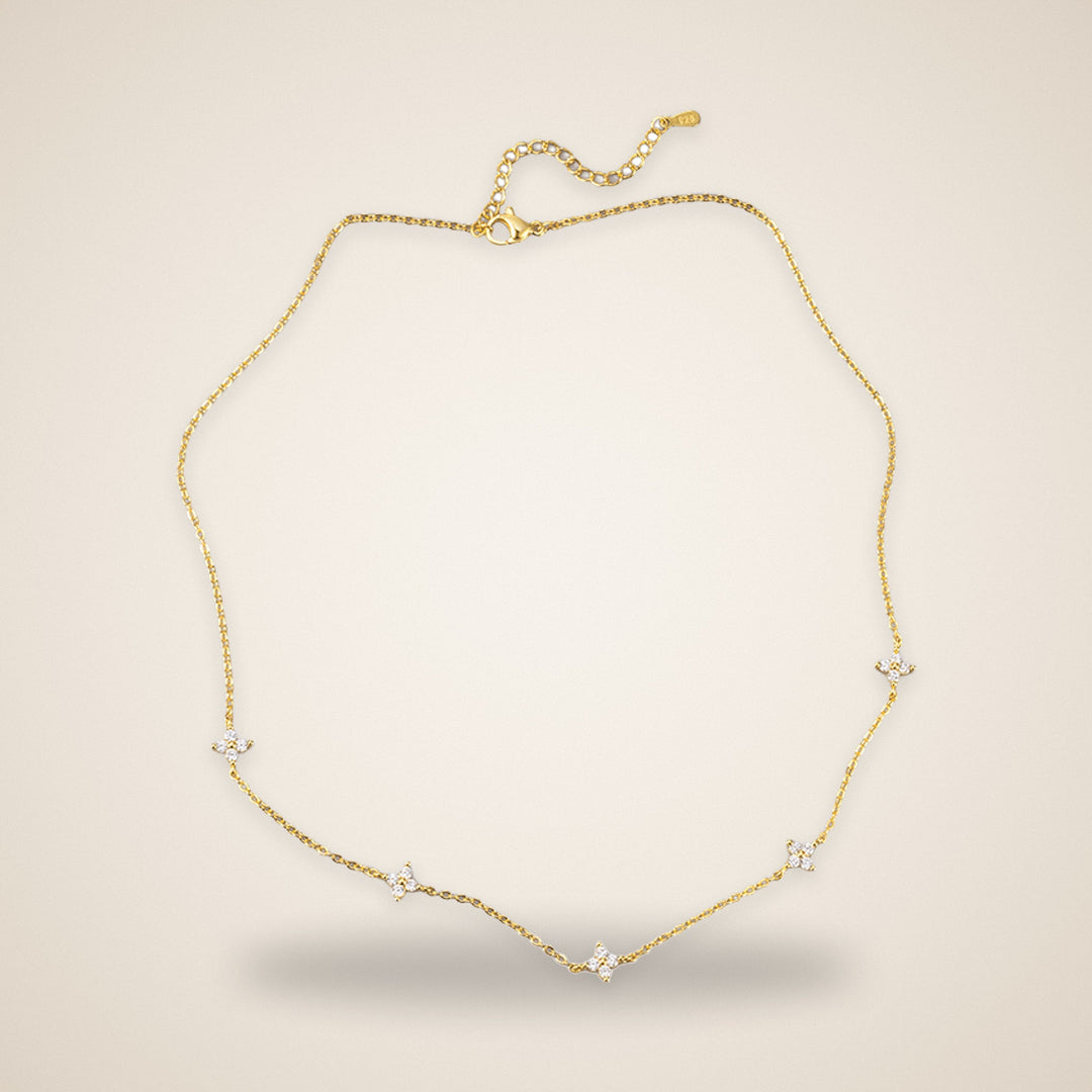 Collier Constellation – bijou cuivre doré à l'or fin – Maison Trèfle