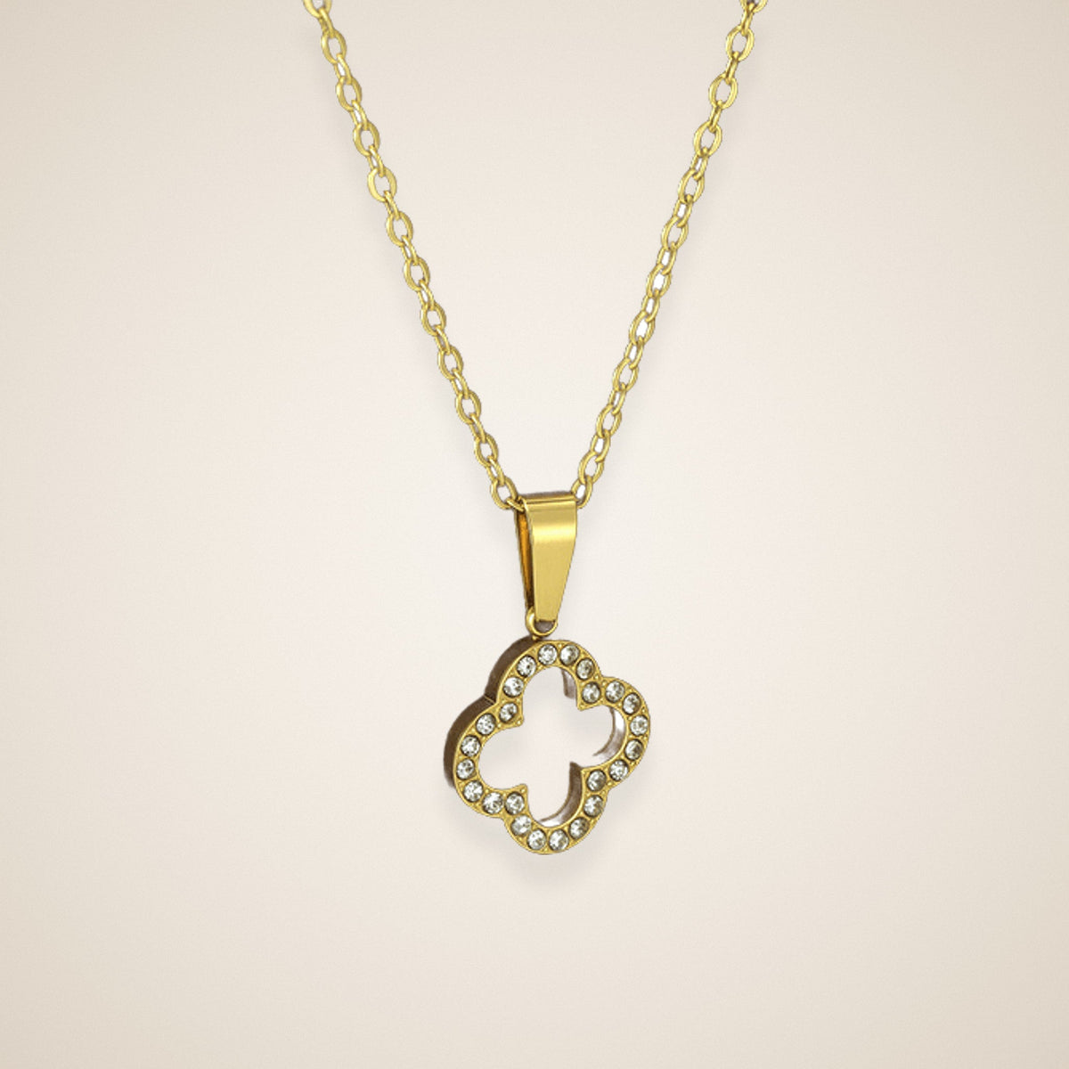 Collier Trèfle Ajouré – vue détaillée 2 – Maison Trèfle