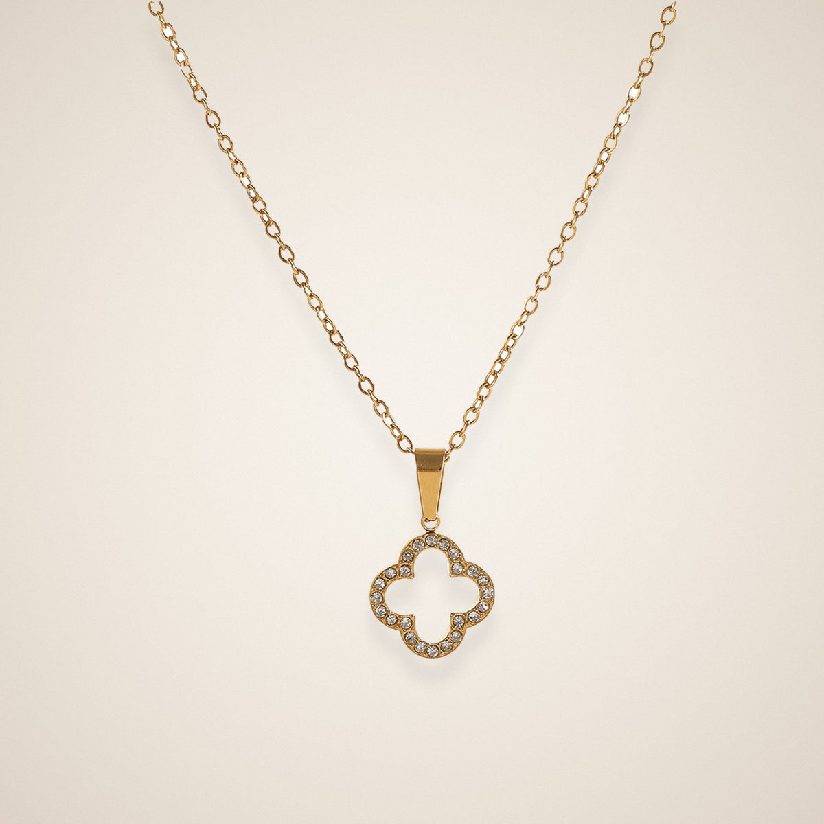Collier Trèfle Ajouré – vue détaillée 3 – Maison Trèfle