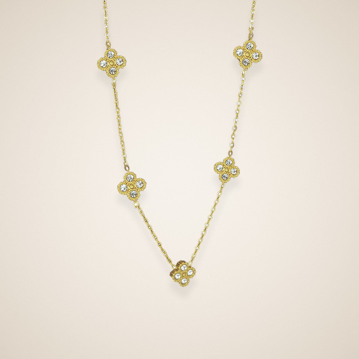 Collier Trèfle Éclat – vue détaillée 2 – Maison Trèfle