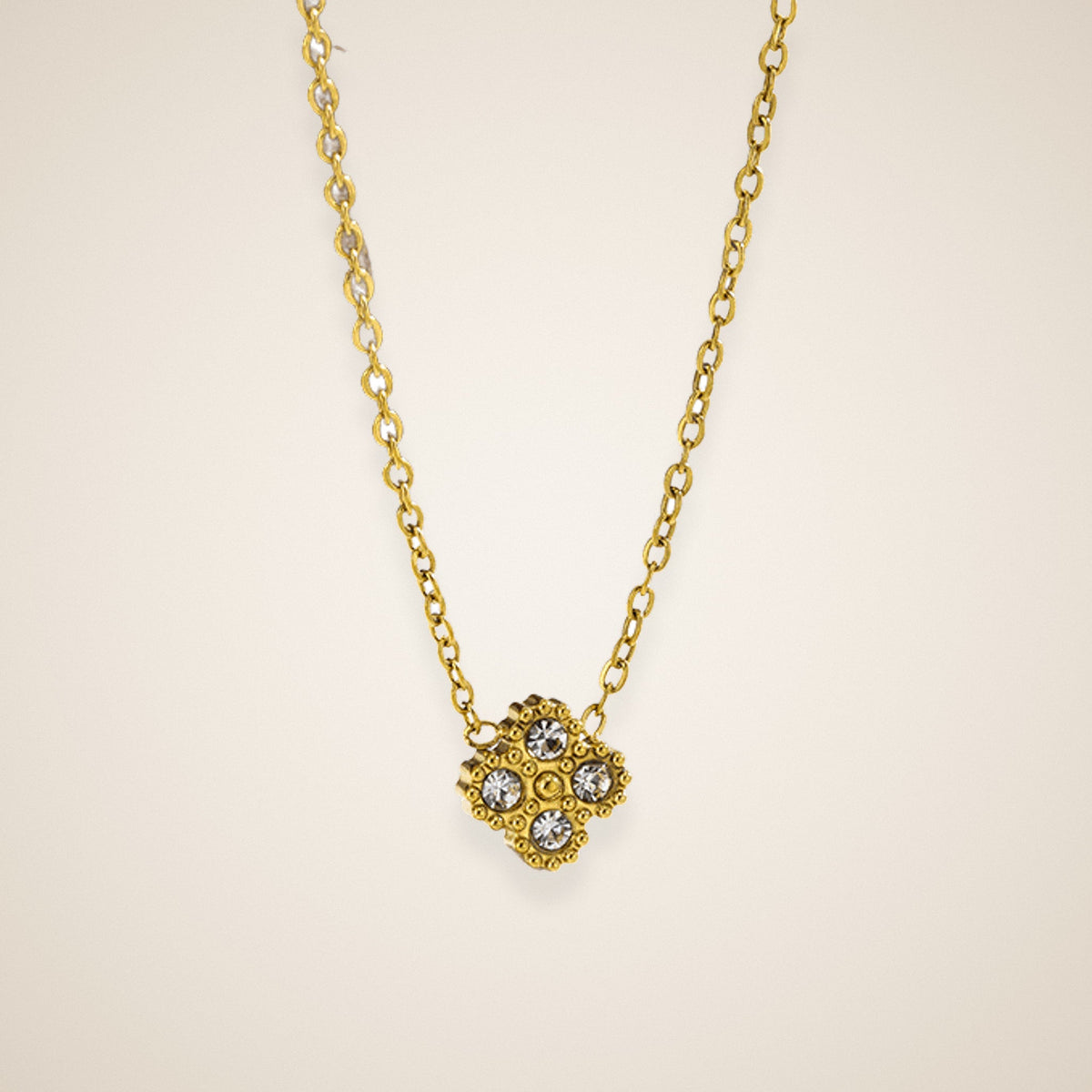 Collier Trèfle Éclat Pendentif solo – Maison Trèfle