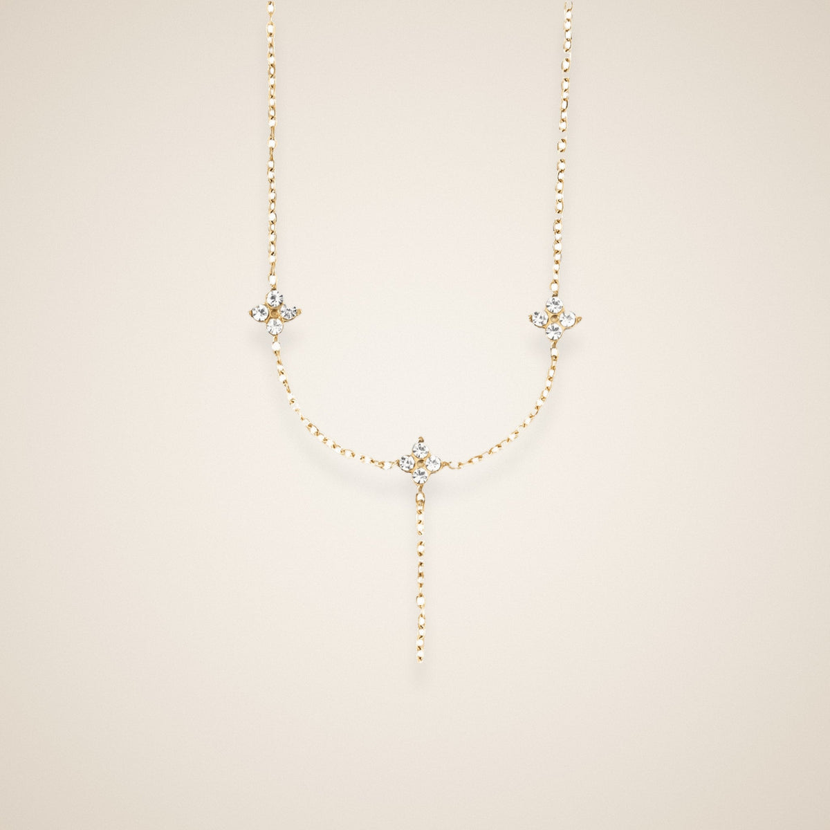 Collier Trèfles Étoilés Or – Maison Trèfle